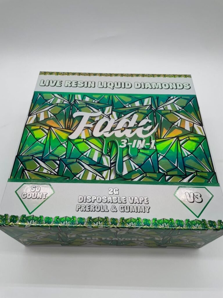 Fade 2G Disposable 3-in-1 Vape | Green Master Box V3 (50-Count Bulk Display)